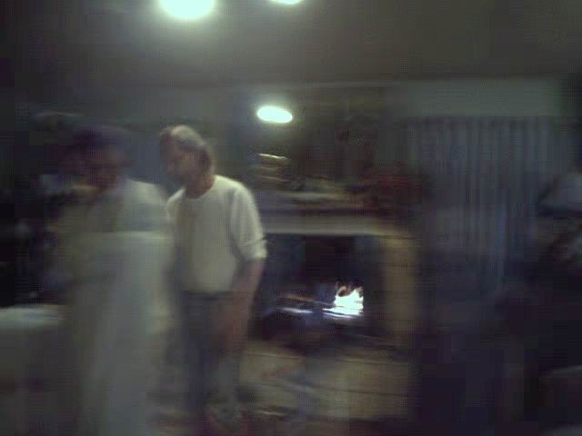 Noone else was home but Larry and I,I took the pic